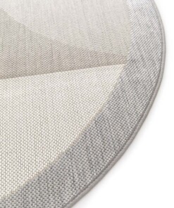 Alfombra Exterior Redonda - Verdance Solis Gris