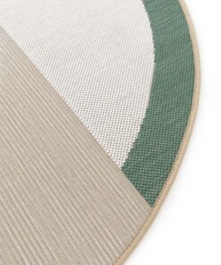 Alfombra Exterior Redonda - Verdance Solis Verde