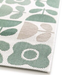 Alfombra Exterior Floral - Verdance Bloom Verde