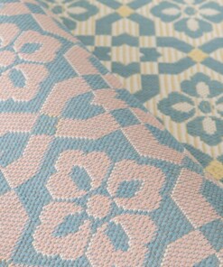 Alfombra de exterior - Bubbly Tulip turquesa