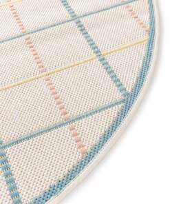 Alfombra de exterior redonda - Bubbly Picknick multicolor