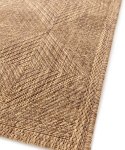 Alfombra Exterior Cuadros - Twill Parquet Marrón