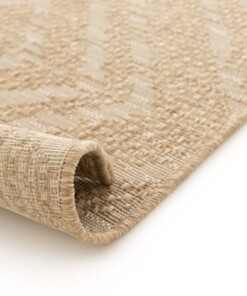 Alfombra Exterior Cuadros - Twill Zenith Beige/Blanco