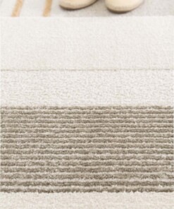 Alfombra Moderna - Forme Courbe Beige