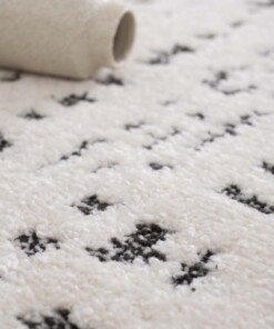 Alfombra de Diseño - Relief Vitrum Blanco/Negro
