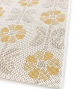 Alfombra de exterior flores - Amber Marigold beige/amarillo