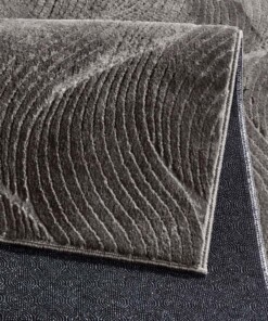 Alfombra suave - Fuzz Whirl antracita - close up, thumbnail