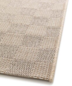 Alfombra Exterior - Bask Check Beige/Color Arena