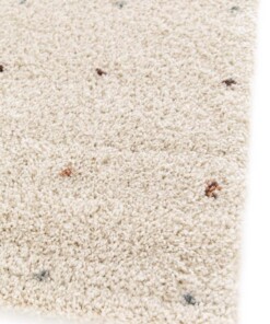 Alfombra de Pelo Largo - Dots Crema/Multicolor Alfombra de Pelo Largo - Dots Crema/Multicolor