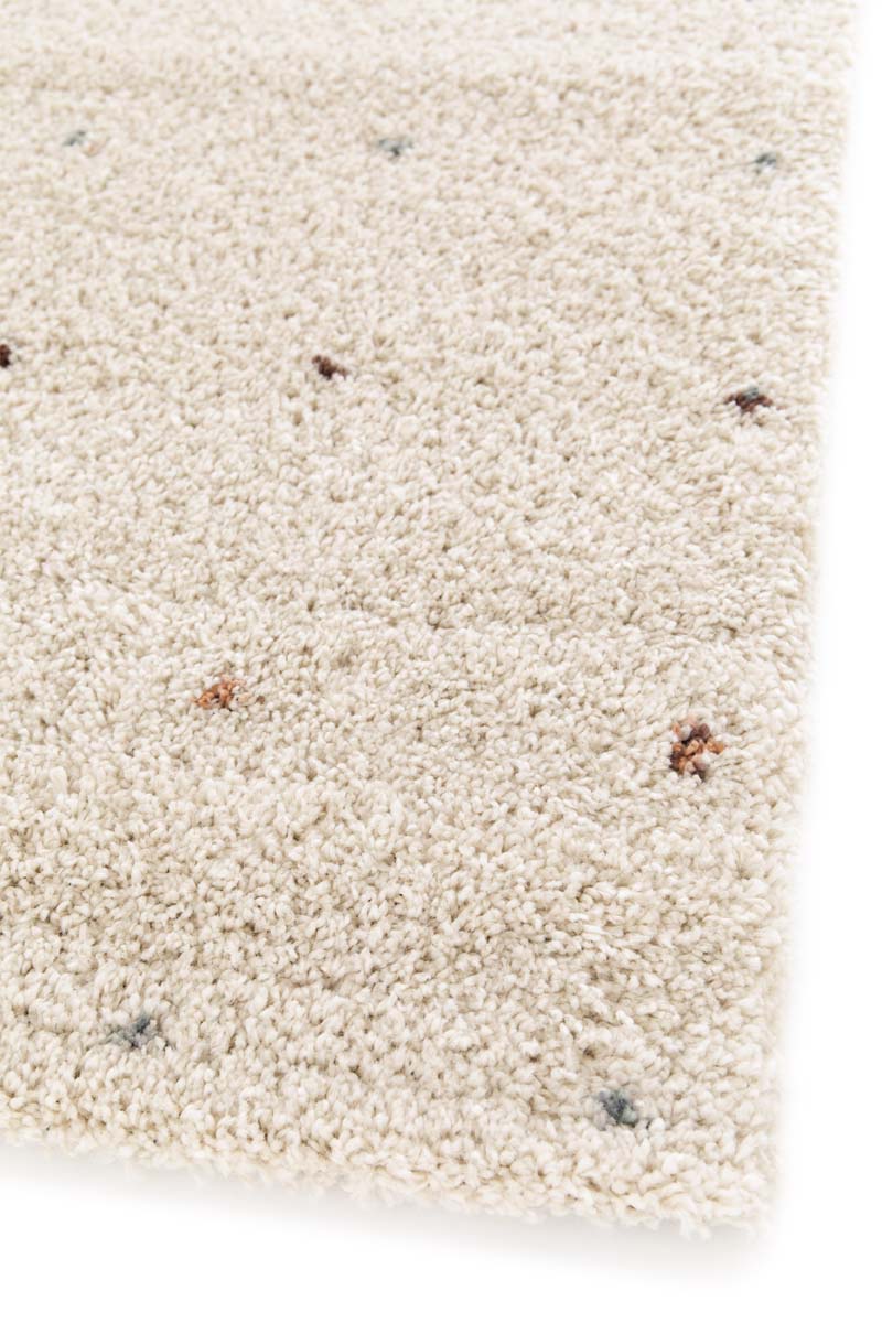 Alfombra de Pelo Largo - Dots Crema/Multicolor Alfombra de Pelo Largo - Dots Crema/Multicolor