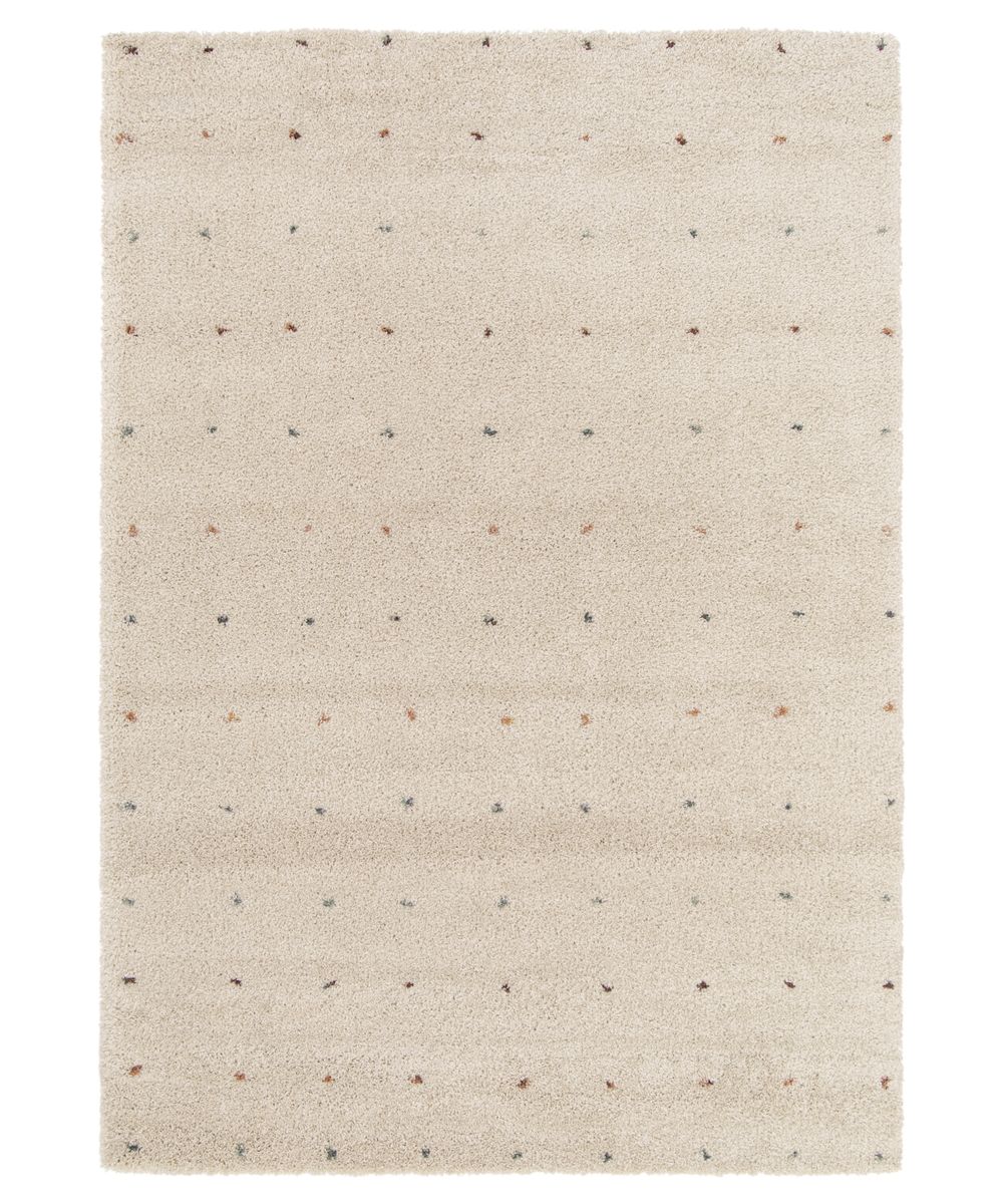 Alfombra de Pelo Largo - Dots Crema/Multicolor - overzicht Alfombra de Pelo Largo - Dots Crema/Multicolor - overzicht