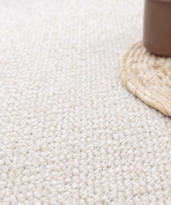 Alfombra de lana lavable - EcoFibre marfil