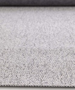 Alfombra lavable de lana - EcoFibre marfil/antracita