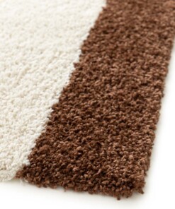 Alfombra de Pelo Largo - Mirage Empilé Verde Oliva/Amarillo