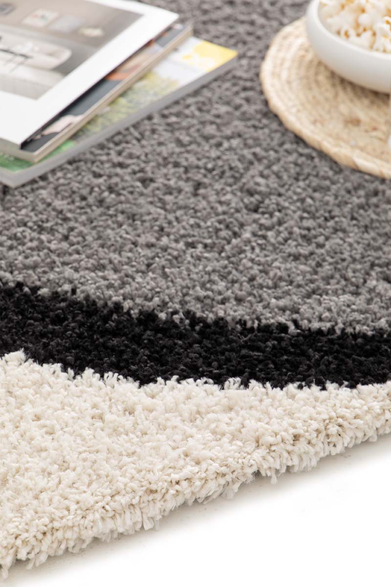 Alfombra de Pelo Largo - Mirage Éclipse Gris Alfombra de Pelo Largo - Mirage Éclipse Gris