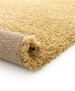 Alfombra de Pelo Largo - Mirage Éclipse Amarillo Ámbar