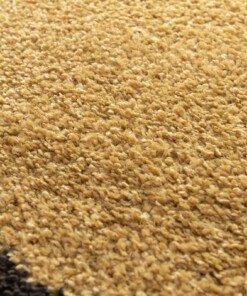 Alfombra de Pelo Largo - Mirage Éclipse Amarillo Ámbar