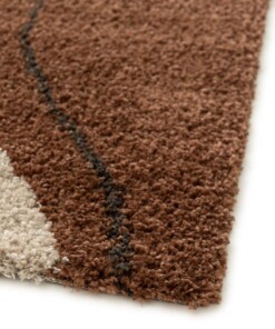 Alfombra de Pelo Largo - Mirage Rivage Verde Oliva/Amarillo