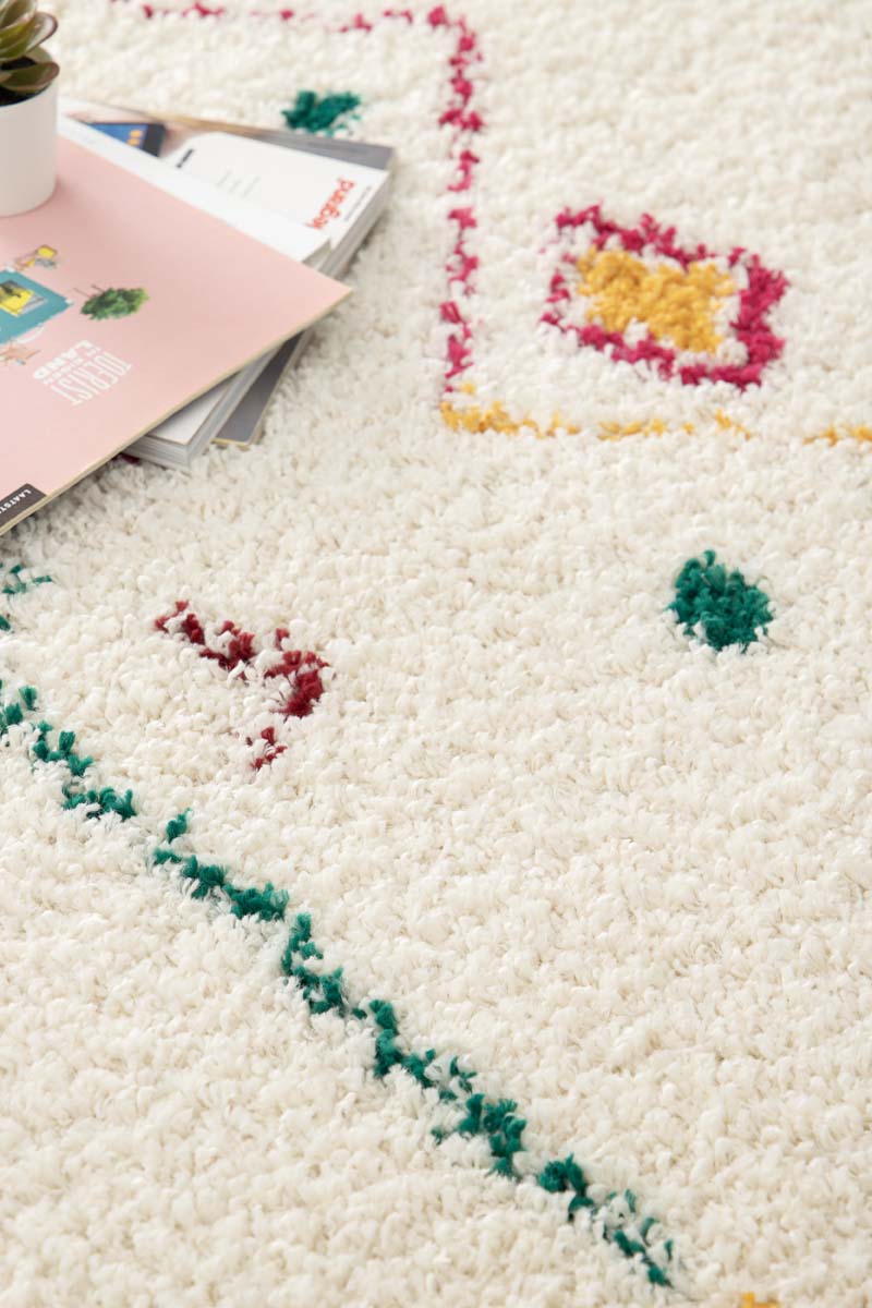 Alfombra Bereber - Atlas Kite Marfil/Multicolor Alfombra Bereber - Atlas Kite Marfil/Multicolor