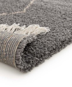 Alfombra Bereber - Atlas Grid Gris