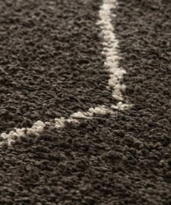 Alfombra Bereber - Atlas Grid Marrón Oscuro