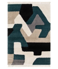 Alfombra Abstracta - Atlas Zenith Petróleo - overzicht, thumbnail