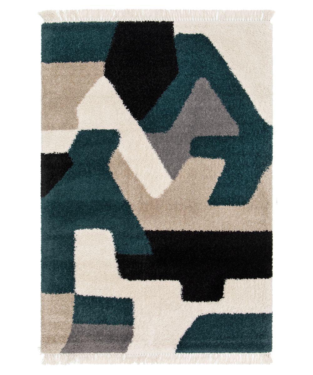 Alfombra Abstracta - Atlas Zenith Petróleo - overzicht Alfombra Abstracta - Atlas Zenith Petróleo - overzicht