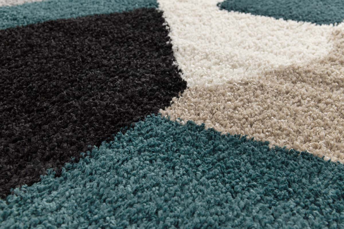 Alfombra Abstracta - Atlas Zenith Petróleo Alfombra Abstracta - Atlas Zenith Petróleo