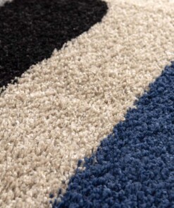 Alfombra Abstracta - Atlas Forma Azul/Multicolor