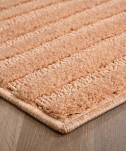 Alfombra pasillo escandinavo - Aven rosa salmón - close up, thumbnail