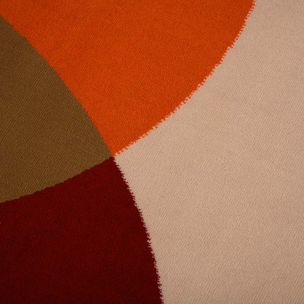 Alfombra abstracta - Ease Nova Terracota Alfombra abstracta - Ease Nova Terracota