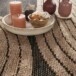 Alfombra yute exterior - Tides beige - close up, thumbnail