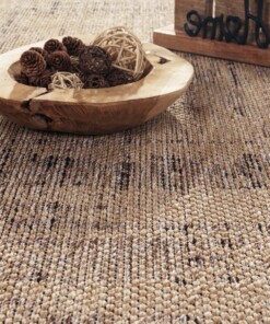 Alfombra yute exterior - Noor beige - close up, thumbnail