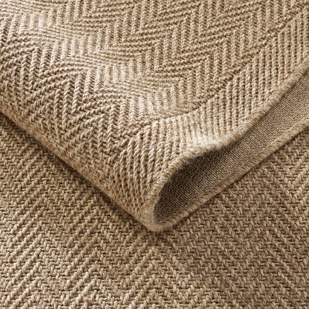 Alfombra yute exterior - Elara beige - close up Alfombra yute exterior - Elara beige - close up