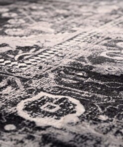 Alfombra lavable - Leona negro - close up, thumbnail