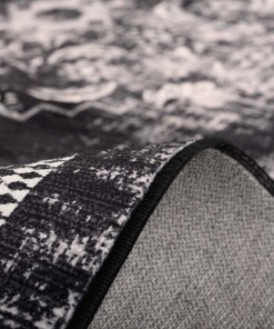 Alfombra lavable - Leona negro - close up, thumbnail