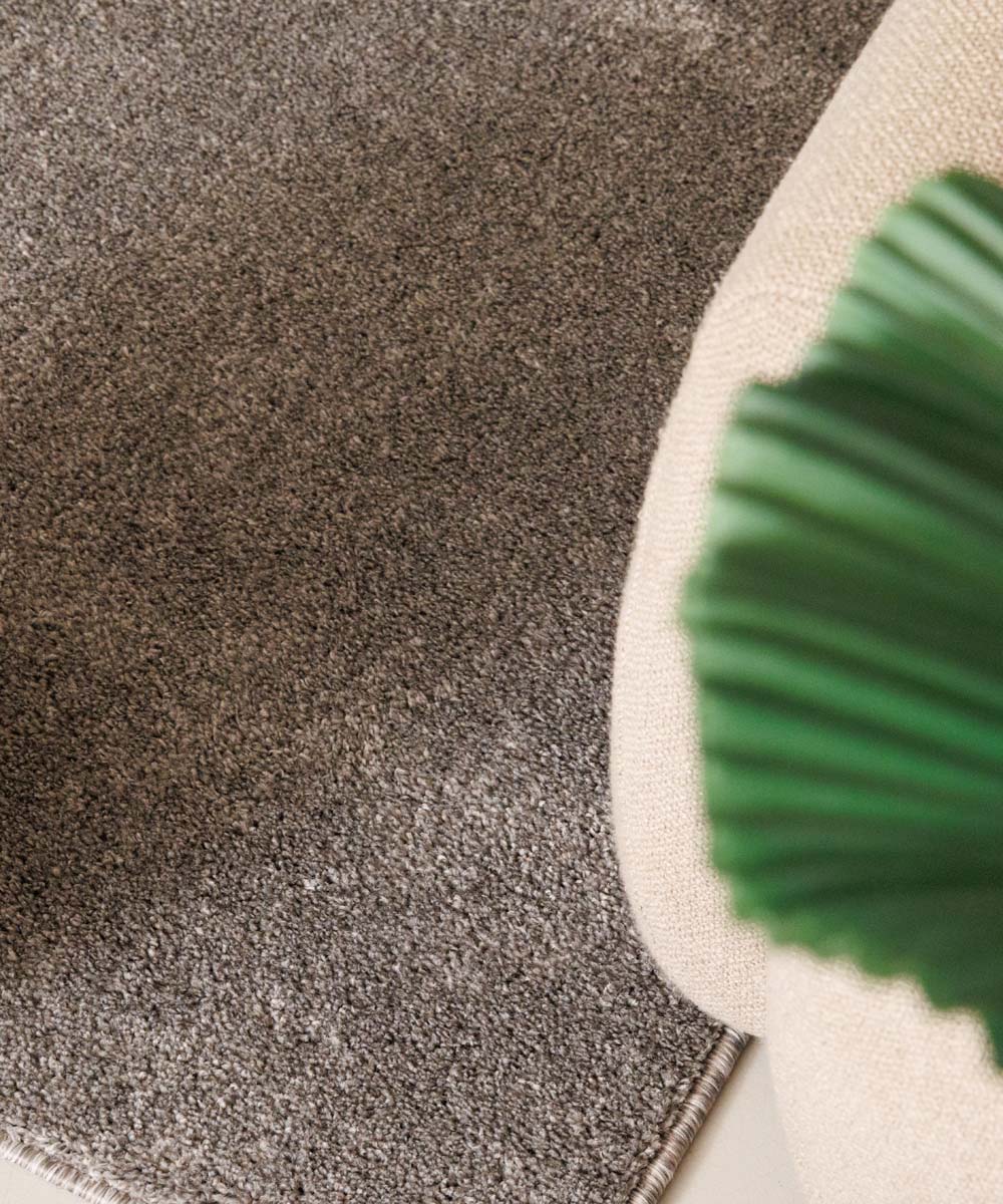 Alfombra cuadrada de pelo liso Fine - Gris claro Alfombra cuadrada de pelo liso Fine - Gris claro