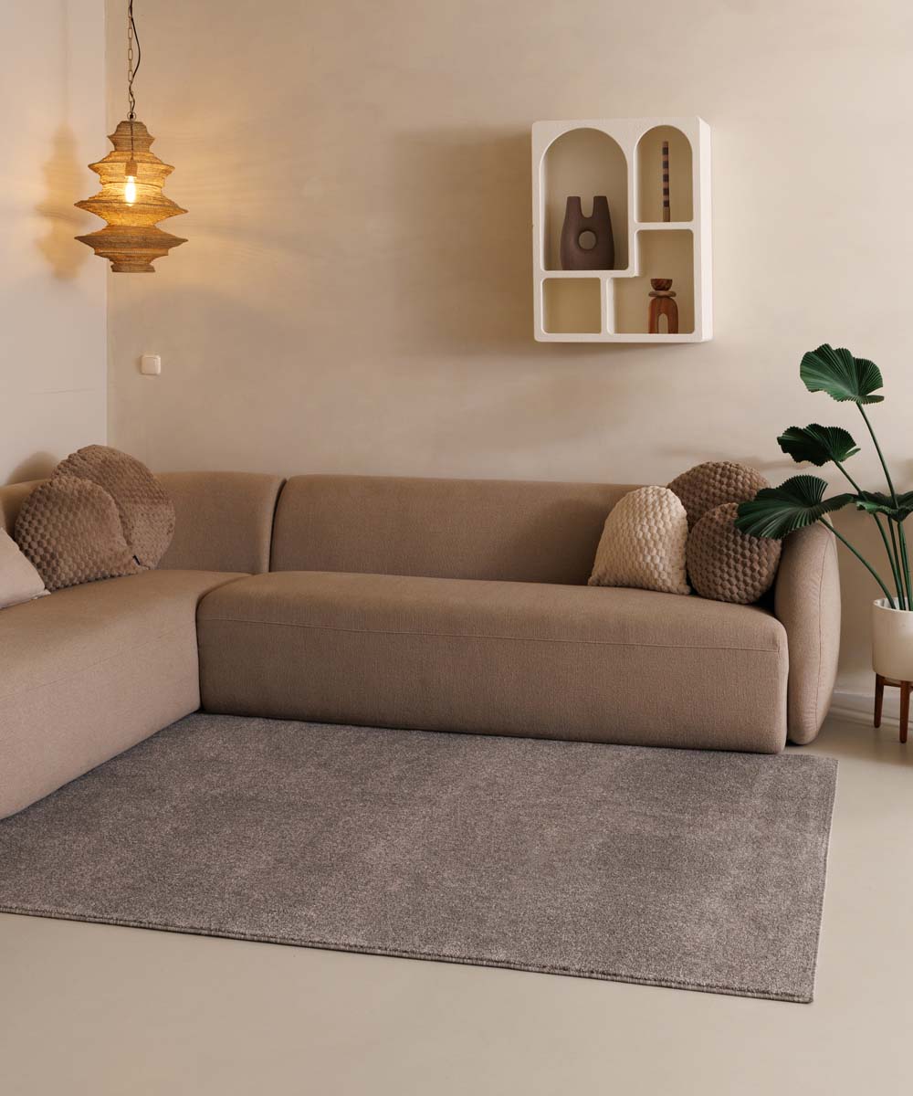 Alfombra de pelo liso Fine - Gris claro - sfeer Alfombra de pelo liso Fine - Gris claro - sfeer