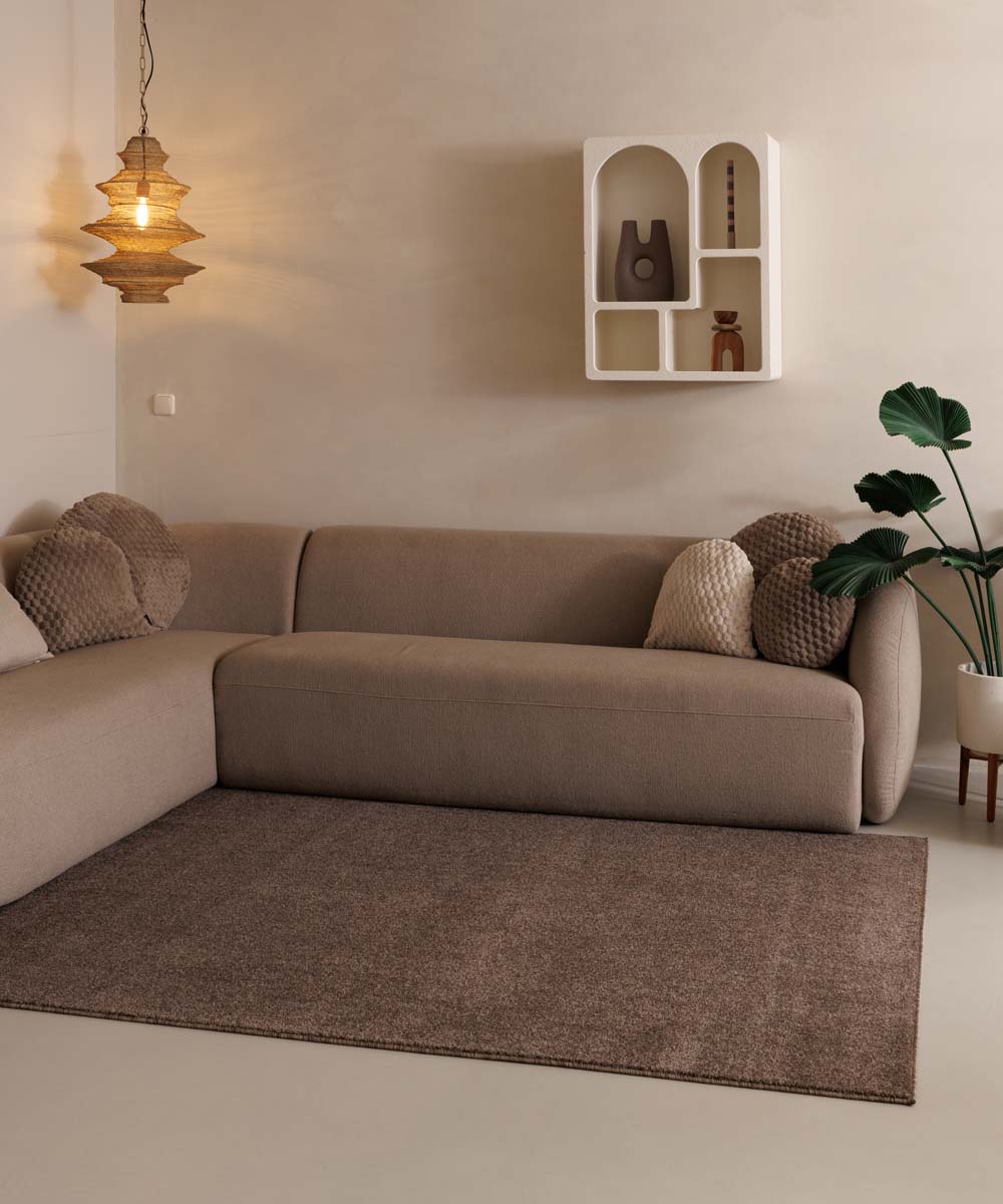 Alfombra de pasillo de pelo liso Fine - Moca - sfeer Alfombra de pasillo de pelo liso Fine - Moca - sfeer