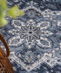 Alfombra exterior vintage​ - Valenca Brio azul