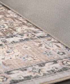 Alfombra exterior vintage cuadrada​ - Valenca Nova beige/gris claro - close up, thumbnail