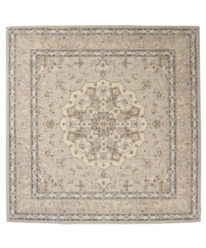 Alfombra exterior vintage cuadrada​ - Valenca Nova beige/gris claro - overzicht, thumbnail