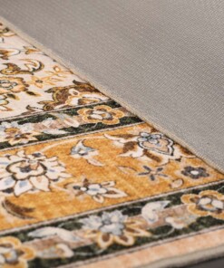 Alfombra exterior vintage cuadrada​ - Valenca Nova amarillo - close up, thumbnail