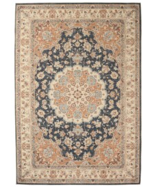 Alfombra exterior vintage​ - Valenca Nova dorado/azul - overzicht, thumbnail