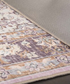 Alfombra exterior vintage cuadrada​ - Valenca Nova morado/rosa - close up, thumbnail