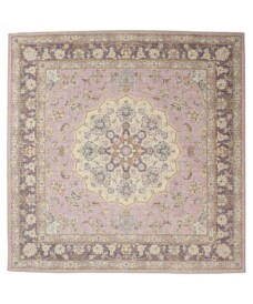 Alfombra exterior vintage cuadrada​ - Valenca Nova morado/rosa - overzicht, thumbnail