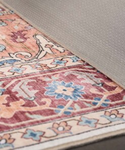 Alfombra exterior vintage cuadrada - Valenca Fino crema/tinto Alfombra exterior vintage cuadrada - Valenca Fino crema/tinto