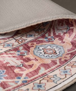 Alfombra exterior vintage ovalada - Valenca Fino crema/tinto Alfombra exterior vintage ovalada - Valenca Fino crema/tinto