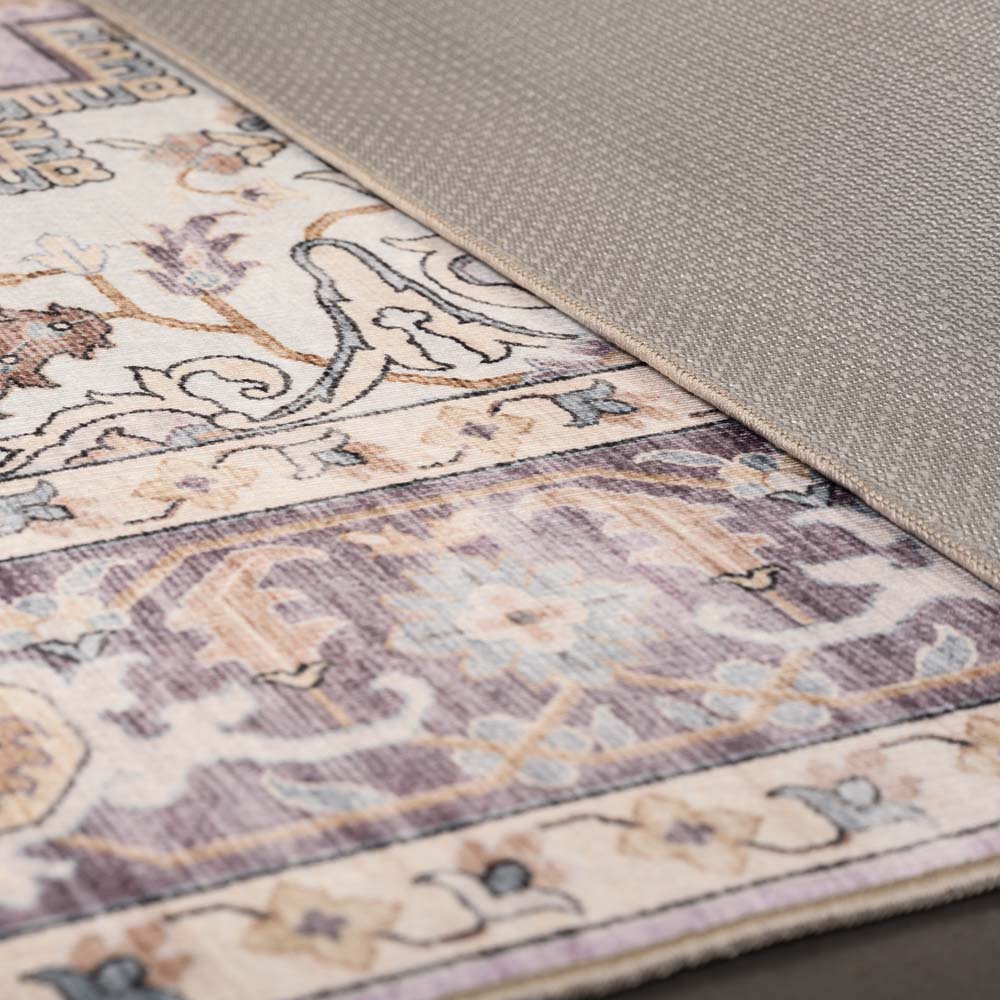 Alfombra exterior vintage cuadrada - Valenca Fino morado/rosa Alfombra exterior vintage cuadrada - Valenca Fino morado/rosa