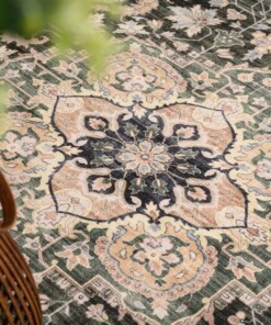 Alfombra exterior vintage​ - Valenca Fino beige/verde